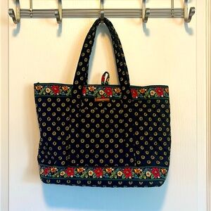 Vera Bradley black print bag